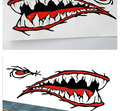 Dents de requin Mouth Kayak autocollant