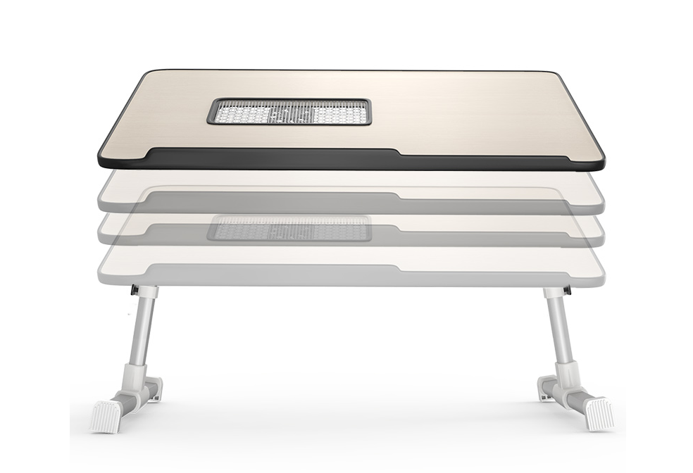 Table de lit pour ordinateur portable réglable Support de bureau pliable Notebook