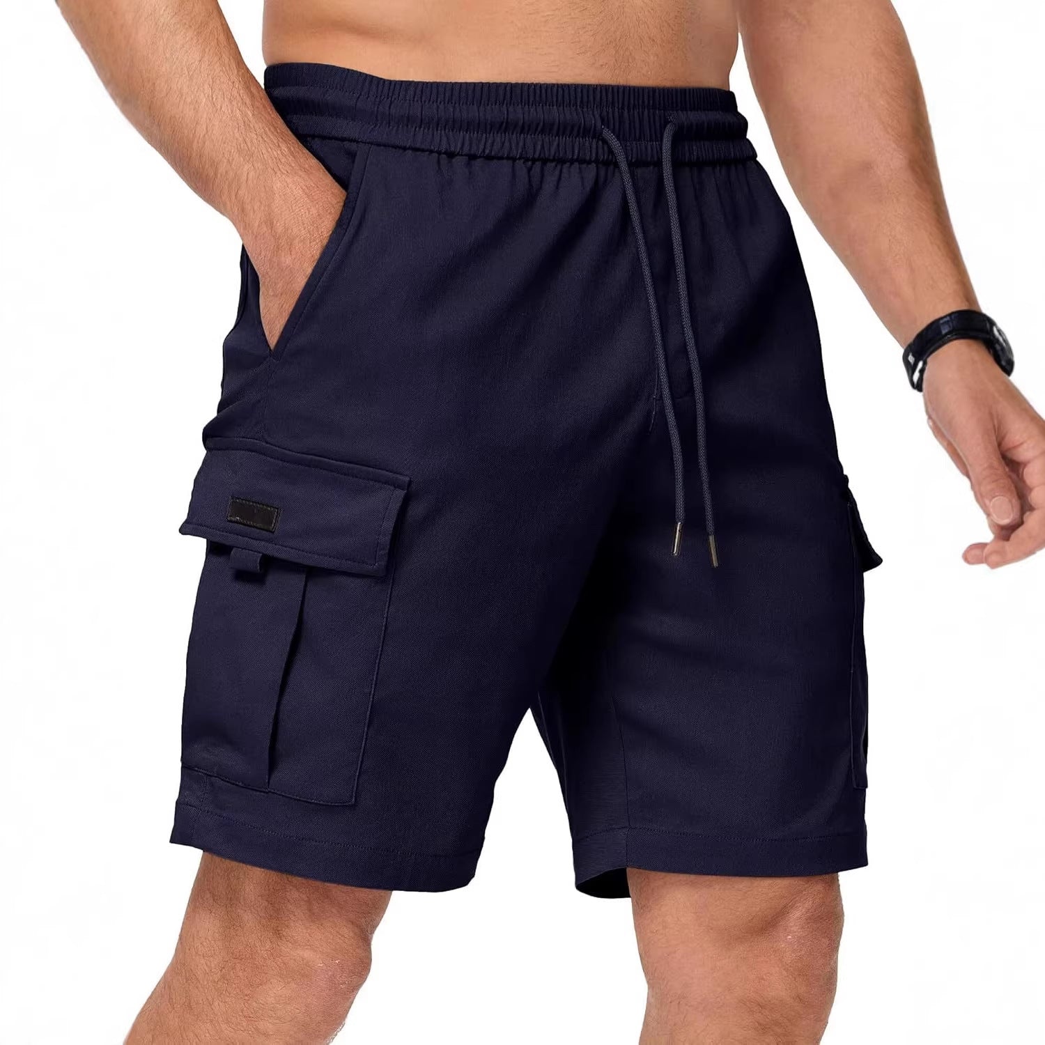Été homme American-Style High Street Loose Hip-Hop Trendy Short à cinq points