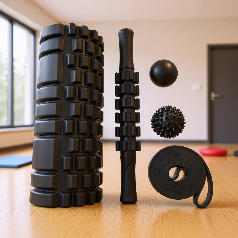 Ensemble exclusif de rouleaux de mousse de yoga