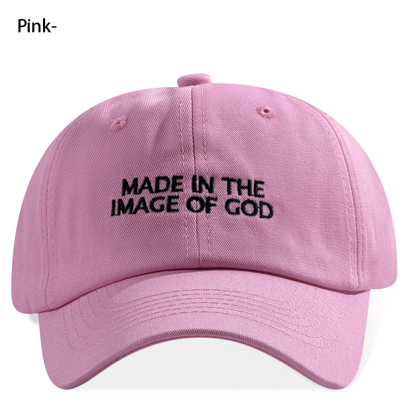La foi chrétienne faite dans l'image de Dieu brodé Vintage Lavé chapeau de papa unisexe Religio