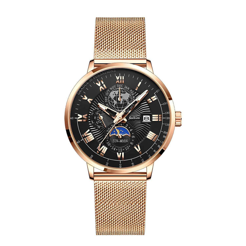 Montres pour hommes Calendrier lumineux non mécanique