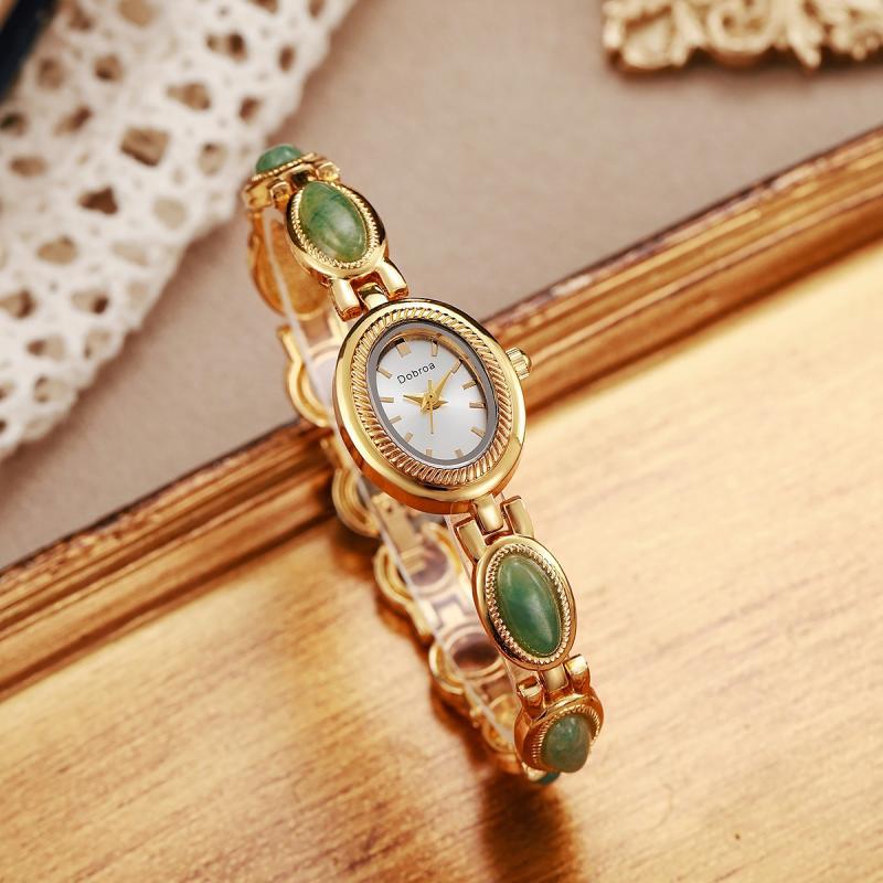 Natural Dongling Jade and Tiger's Eye Stone Bracelet