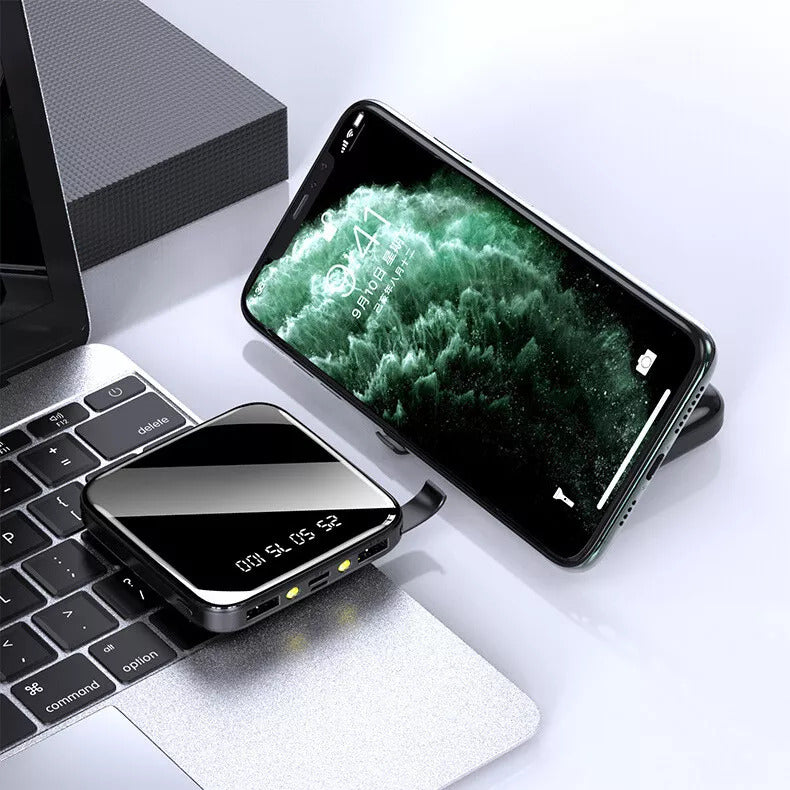 10o00mAh Power Bank Portable Fast Charger Batterie Pack 2 USB pour téléphone portable