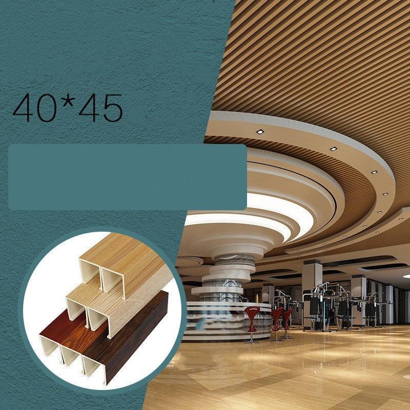 Matériel de plafond en bois écologique 40*45U type boucle