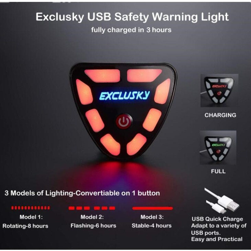 Casque électrique à vélo Led avec lumière de queue