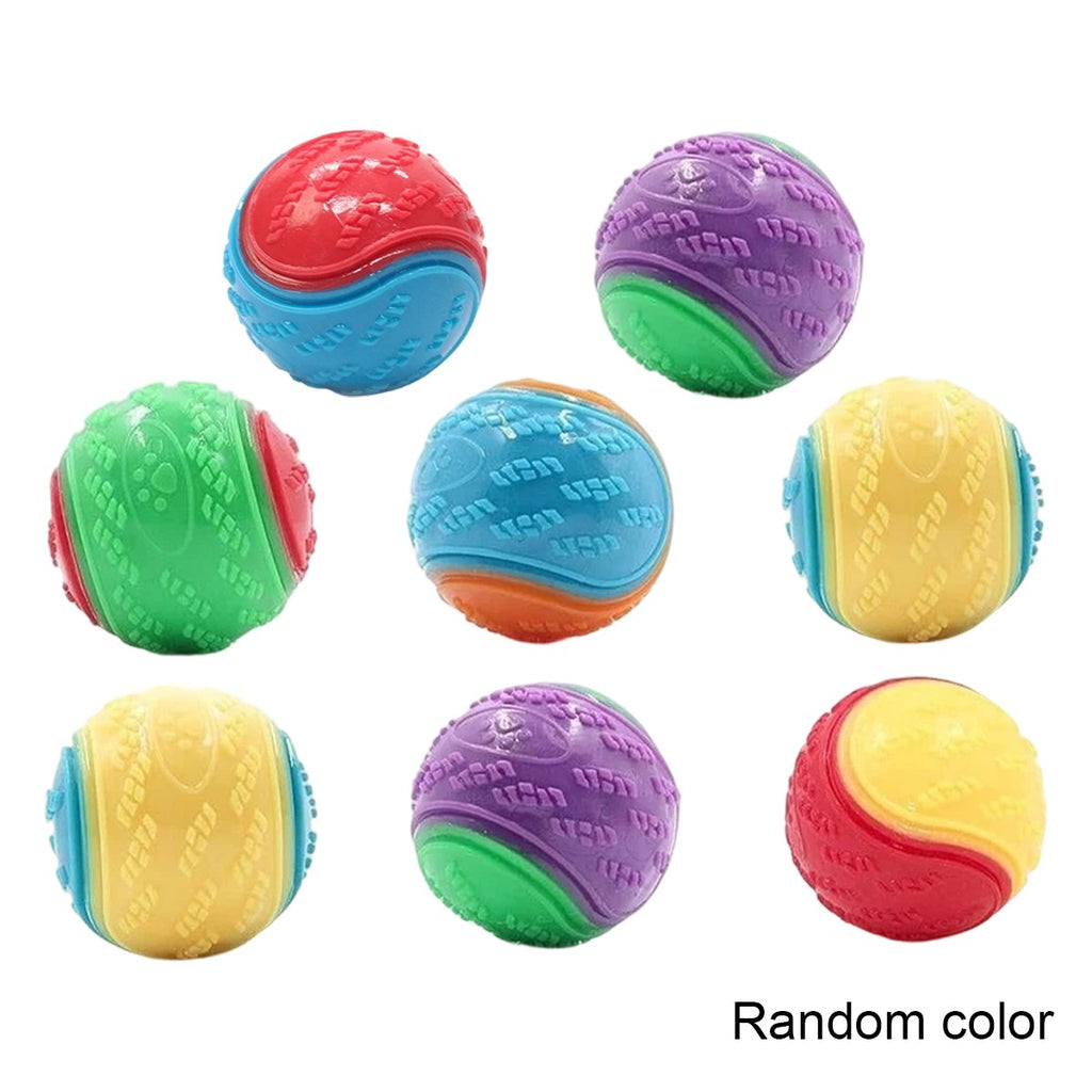 8X Scooby-Doo Squeaky Durable Set boules de chien pour le nettoyage des dents interactif