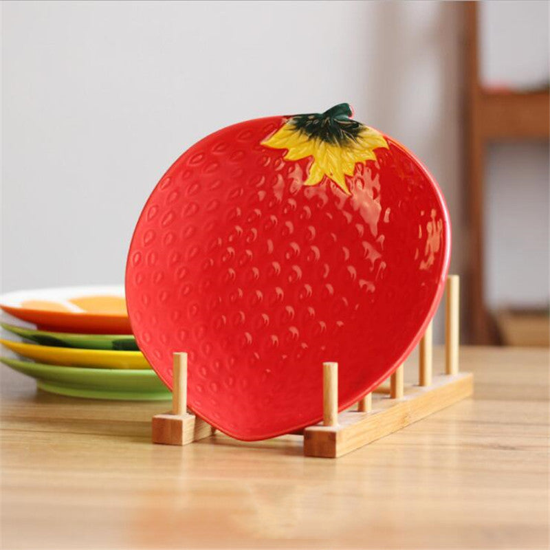 Plaque de céramique maison Fruit créatif 8 pouces