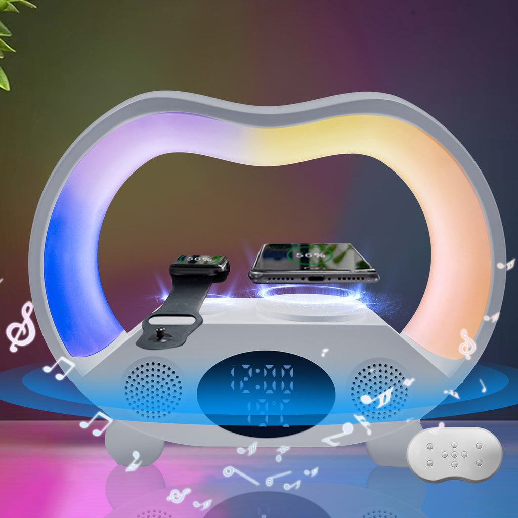 6 In 1 Smart Remote Control Ambiance compatible Bluetooth Lampe de table LED intelligente Multi