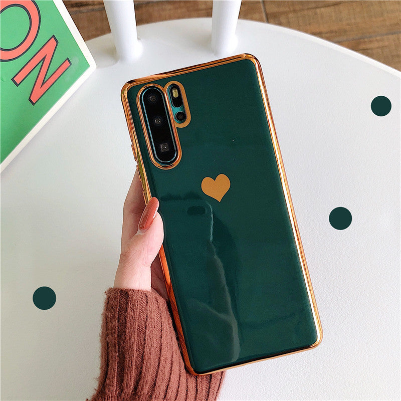 Cas de téléphone d'amour électroplaçant