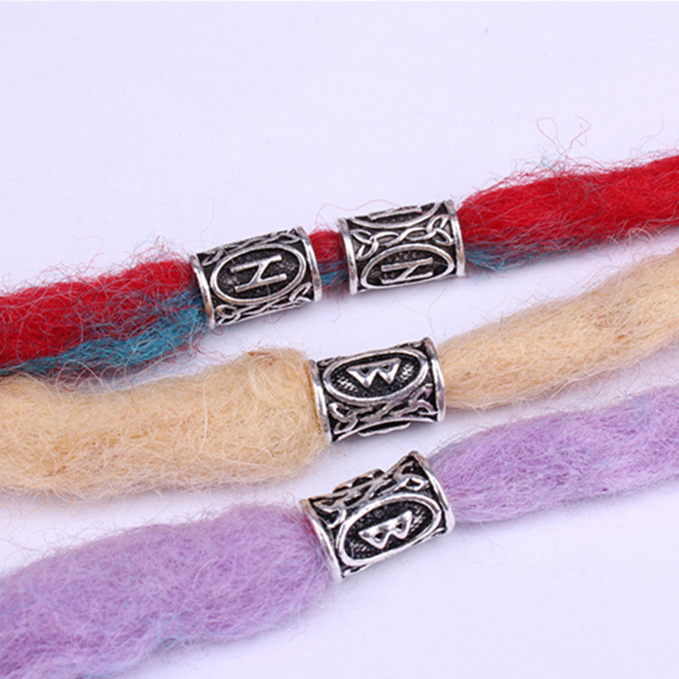 Perruques Dreadlocks Ornament Perles Accessoires Cheveux tresses Perles décoratives à gros trous