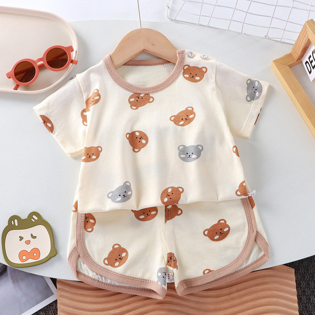 Ensemble T-shirt d'été bébé T-shirt à deux pièces pour enfants