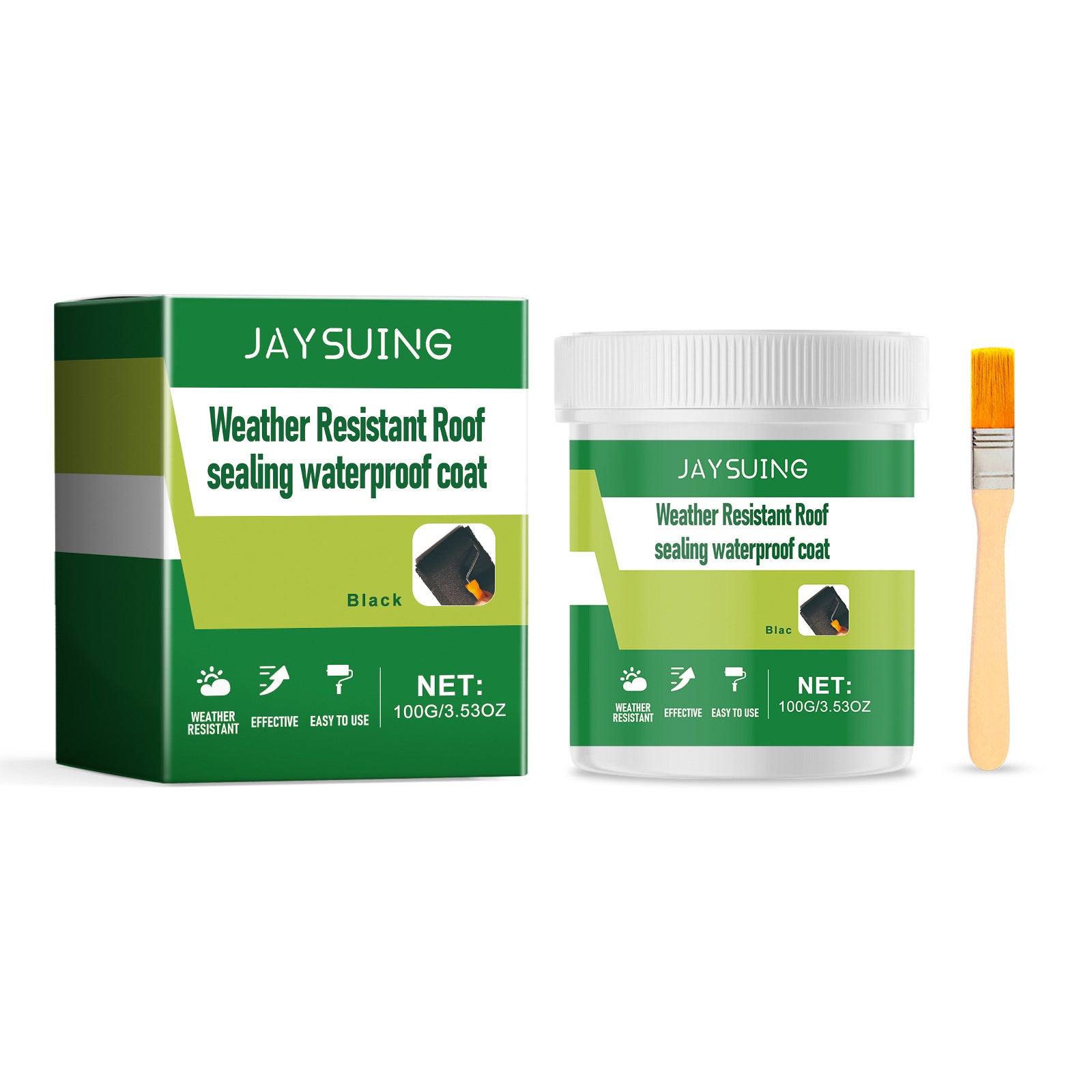 Jaysuing résistant aux intempéries Toit d'étanchéité Imperméable Revêtement pour la maison Tuiles Et Sol Tuiles
