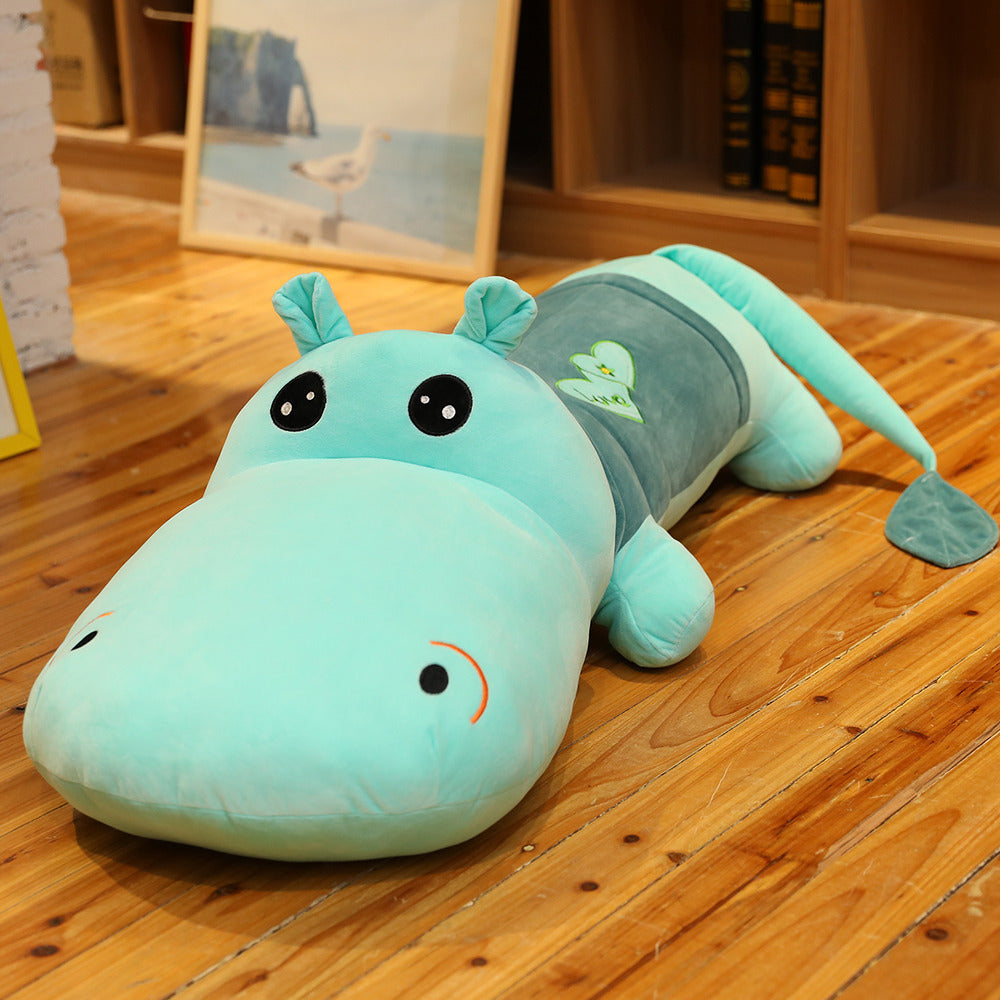 Jouet en peluche longue en forme d'oreiller