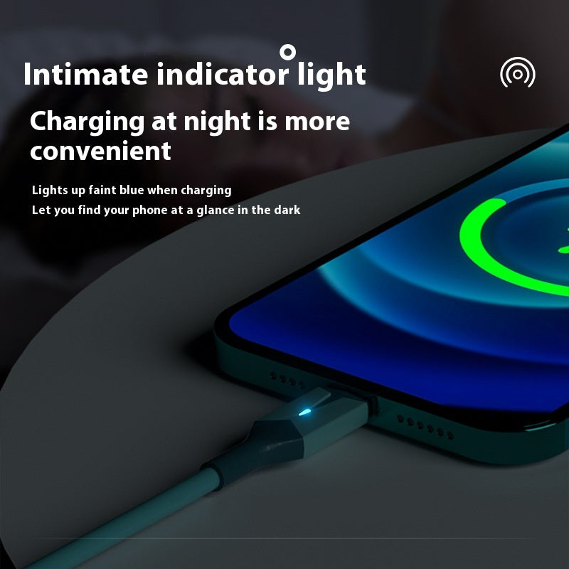 Colle flexible liquide avec câble de charge de données de téléphone mobile léger