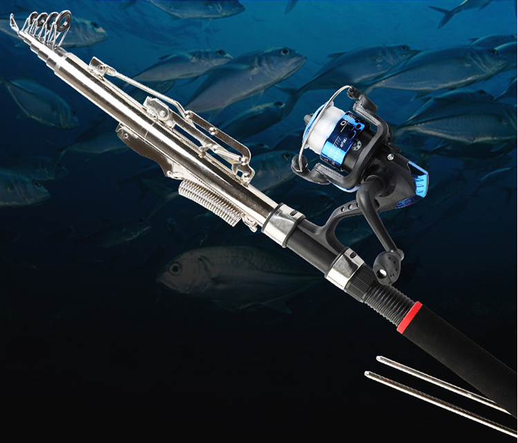 Bâton de mer automatique canne de pêche printemps super dur long s lancer bâton set engins de pêche supp