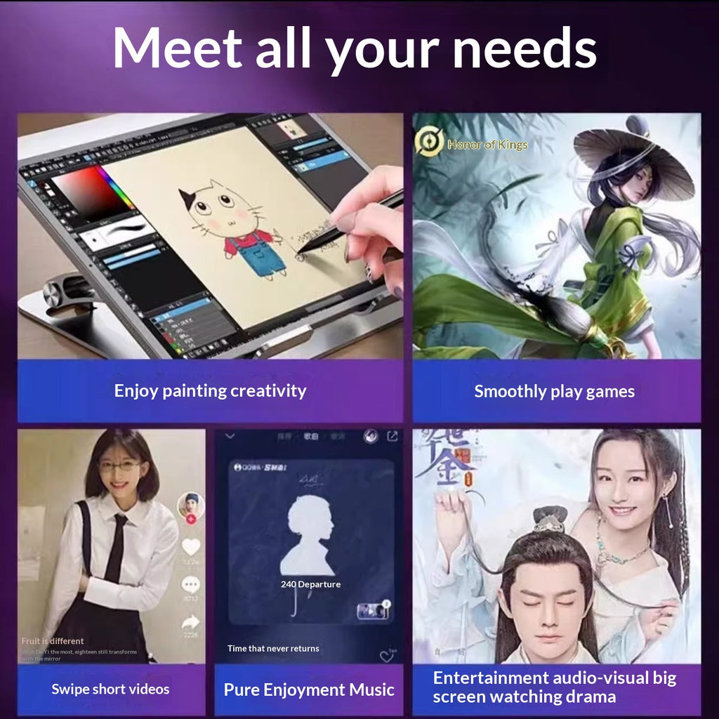 Dimensité 9300 appareil de tablette pour le jeu et le travail de bureau