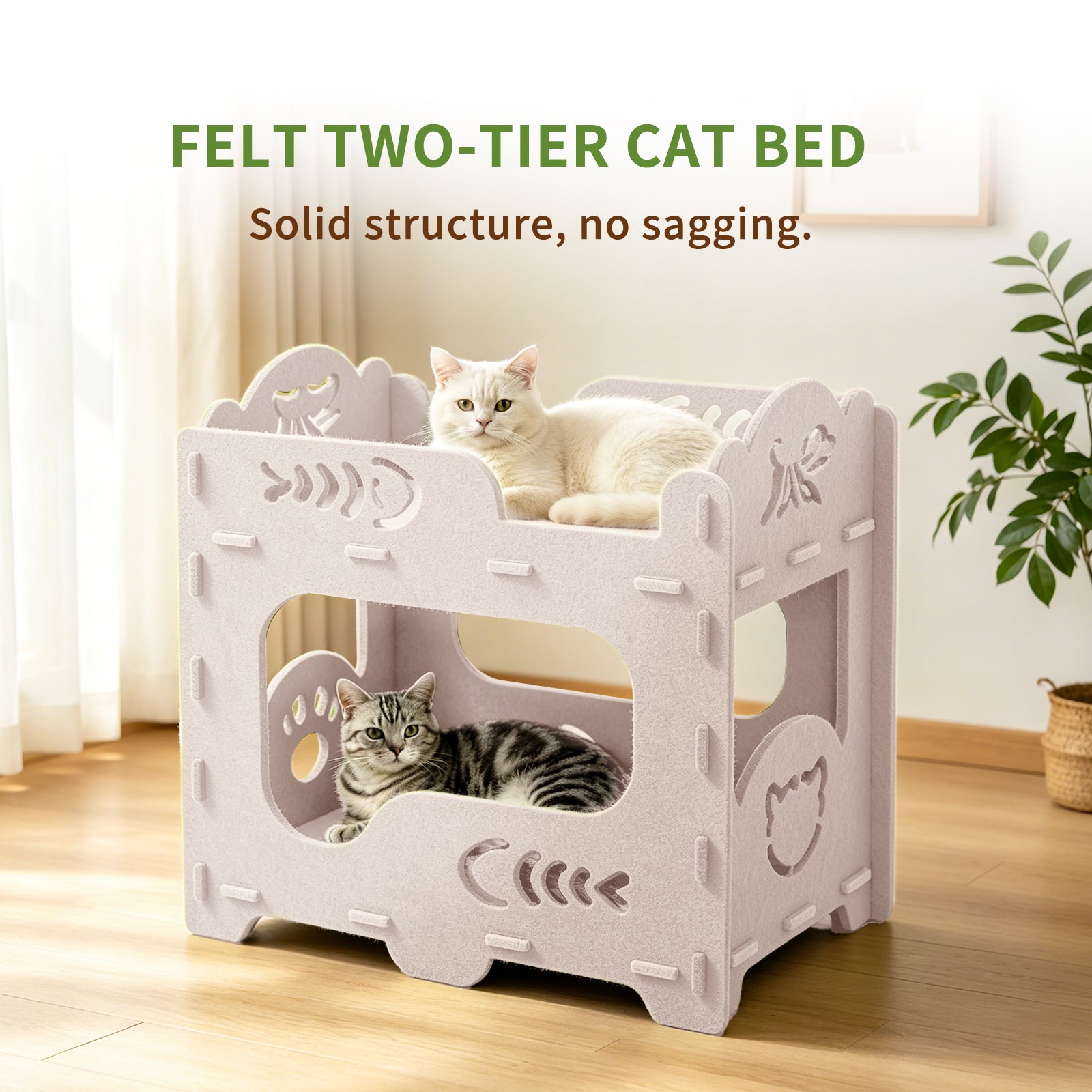 Un seul auto-pickup---Double lit de chat