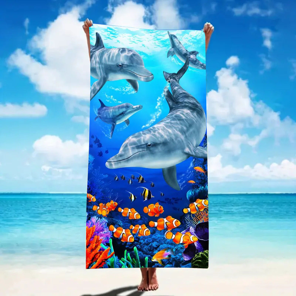 Serviette de plage en microfibre à séchage rapide