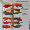 Jouets de perroquet Fournitures de bitumes de perroquet Oiseau Stand Rod Bird Cage