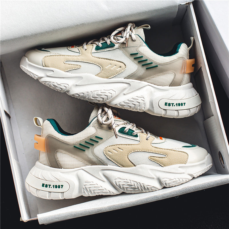 Hommes Mesh Sports-casual Chaussures en hausse de hauteur