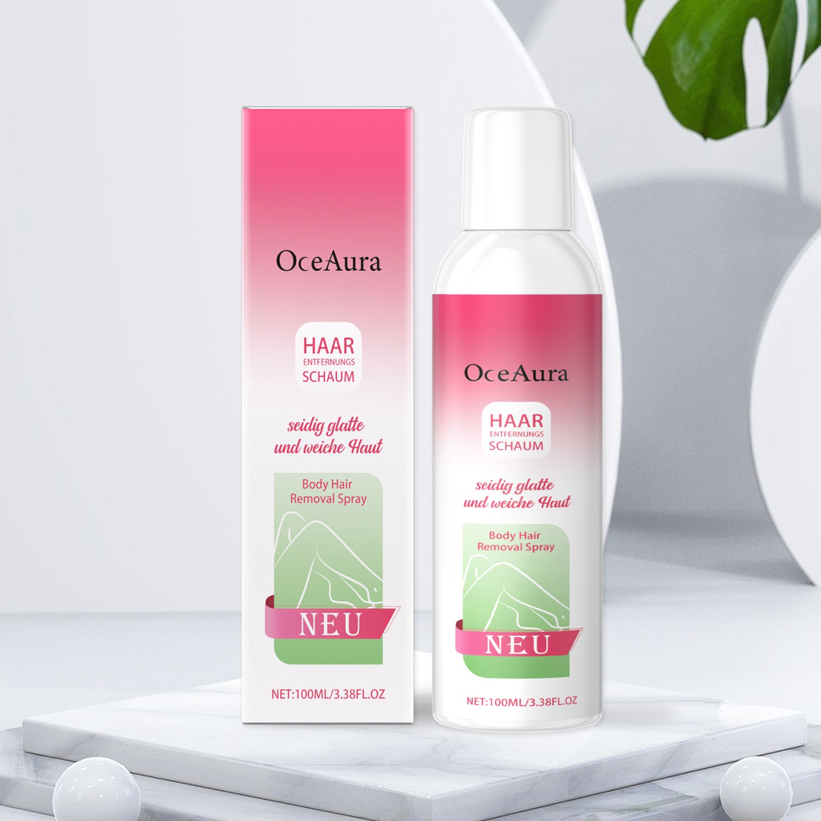 Spray d'enlèvement des cheveux du corps 1 00ml 1 boîte