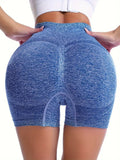 Short de yoga de sport sans couture à haute pression