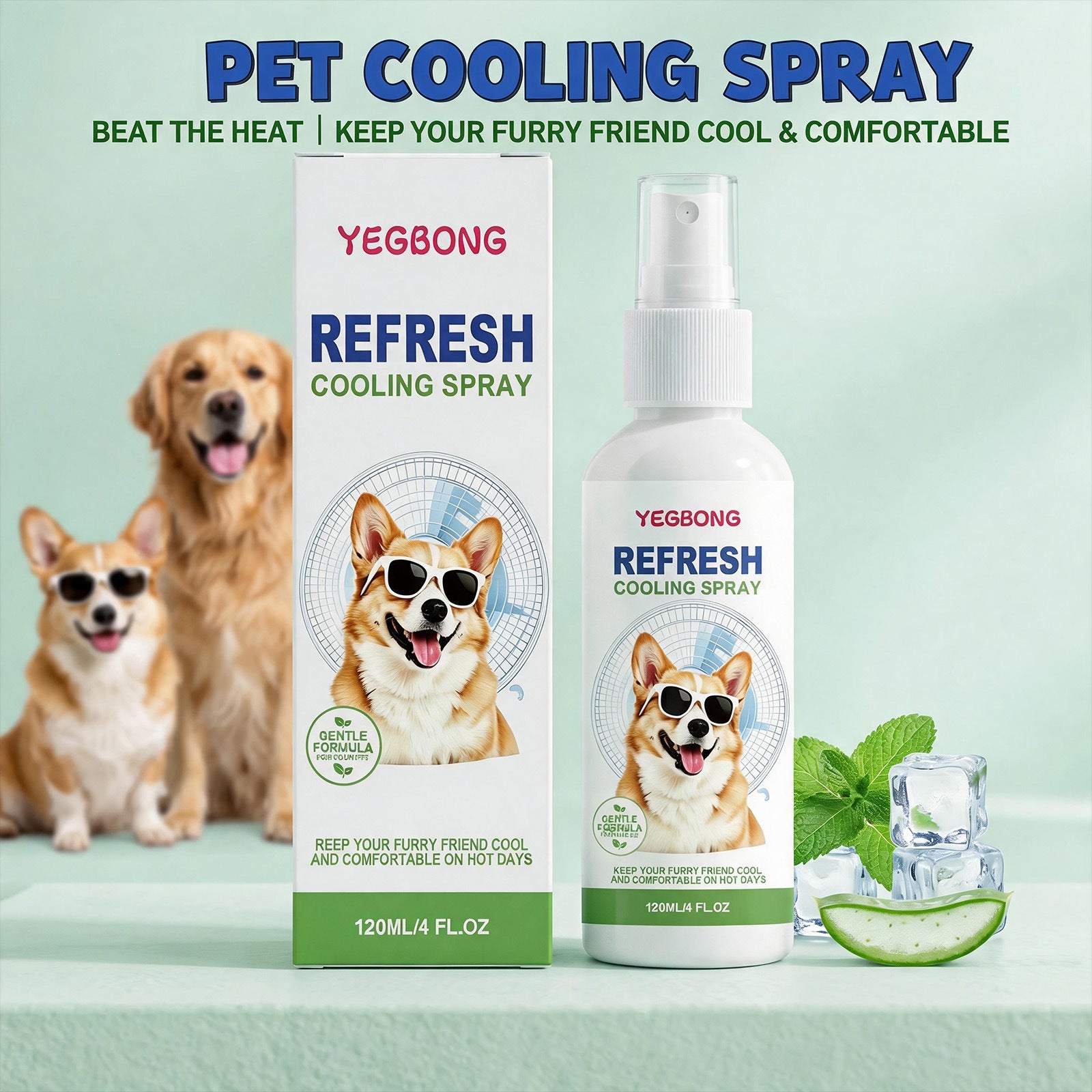 Vaporisateur de refroidissement pour animal de compagnie