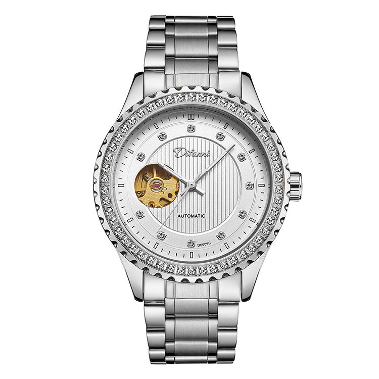 Double Hollow Montre mécanique Diamond hommes haut de gamme