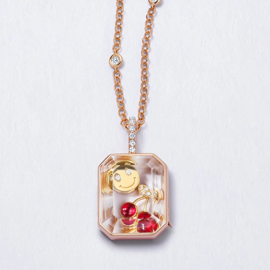 Collier d'ouverture de verre Bricolage Pendentif Accessoires