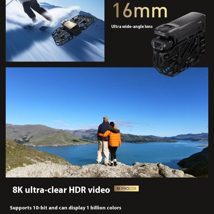 Voyage en plein air AI Smart Camera HD 8k Anti-shake Photographie aérienne