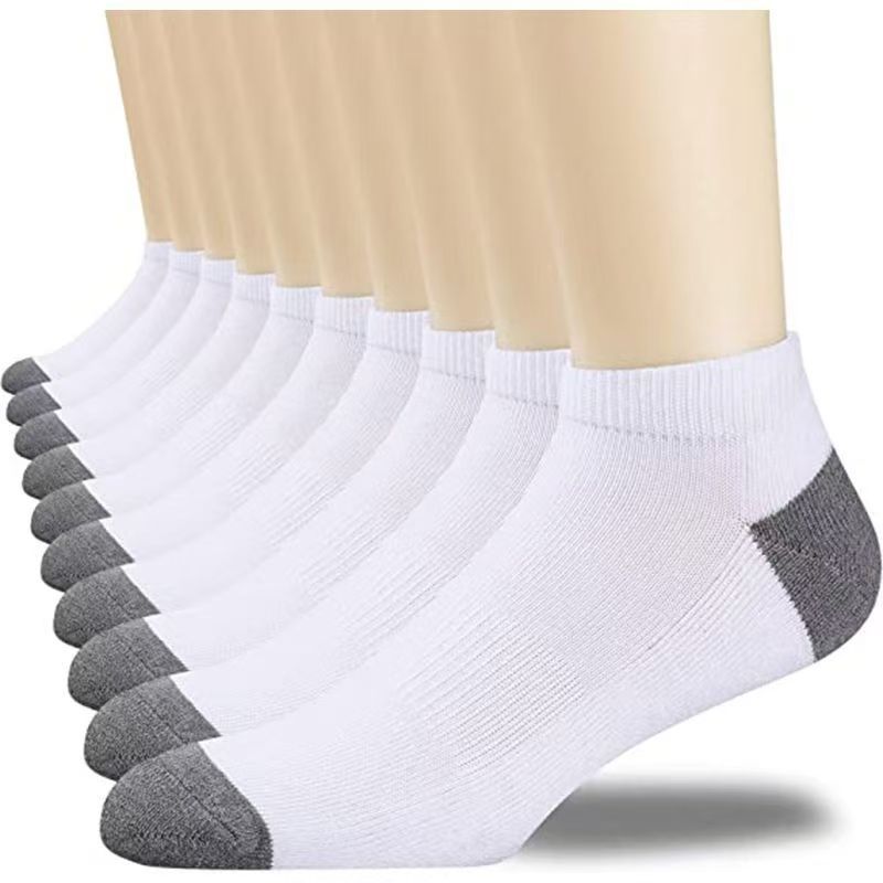 Hommes S Chaussettes Couleur Bloqué Chaussettes de cheville Plus Taille