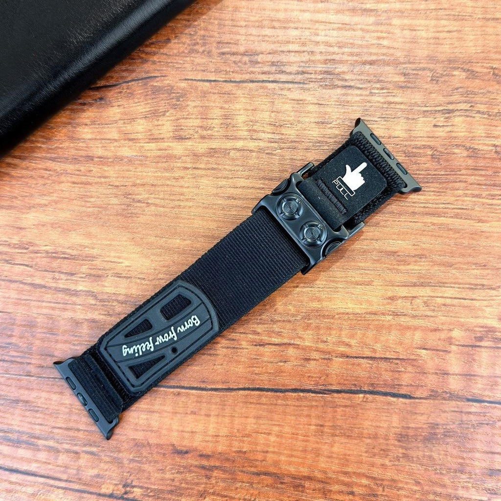 Bracelet de montre en nylon à libération rapide avec bande magnétique