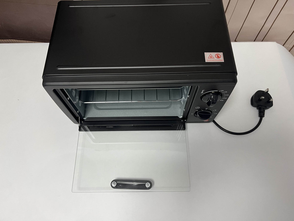 13L Electric Mini Toaster Oven Countertop Toaster Pizza Oven Temp Timer 800W