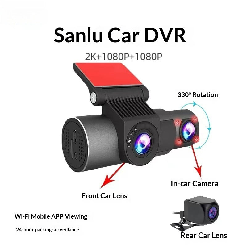 Dans la voiture Dual-lens WiFi Dash Cam