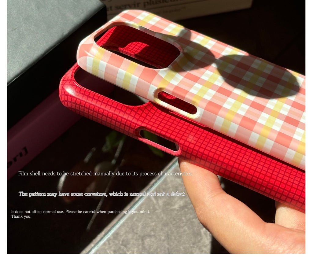 Plaid d'origine pour boîtier téléphonique 15promax