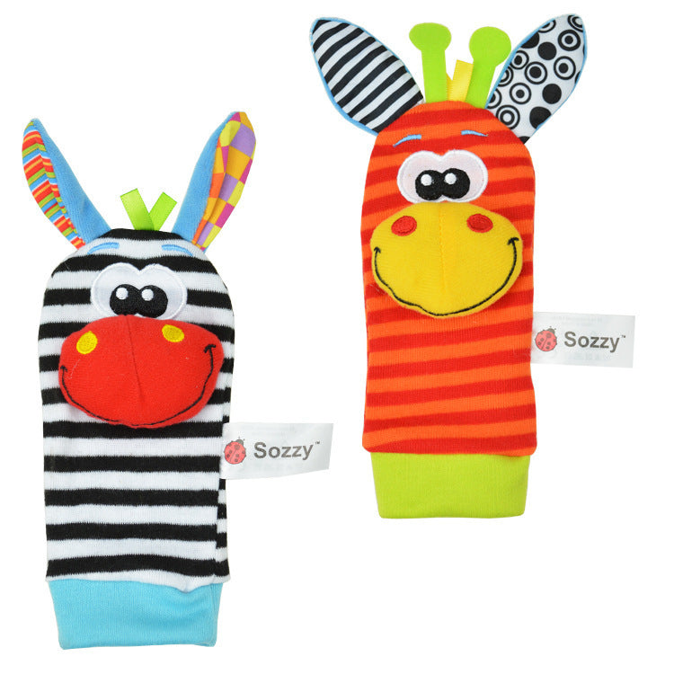 Chaussettes croustillantes en peluche d'animaux
