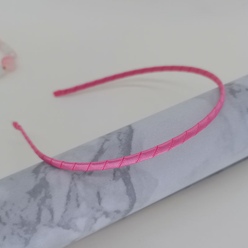 DIY Accessoires capillaires fabriqués à la main Colorful Narrow Goods Head Buckle Metal Thin Headband