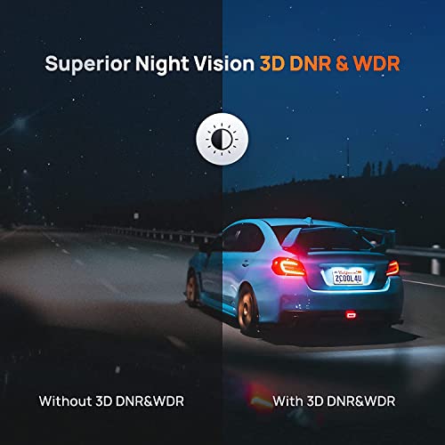 70mai A500S-1 2.7K 1944P HD WiFi intégré GPS Smart Dash Cam