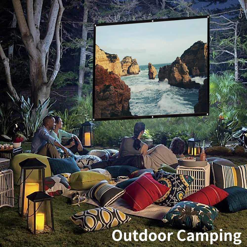 Projecteur de film pliable Écran 16 à 9 Projection HD Accueil