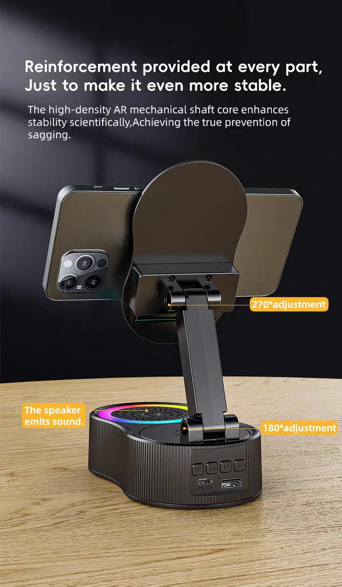 Haut-parleur Bluetooth Trois-en-un pour le streaming en direct
