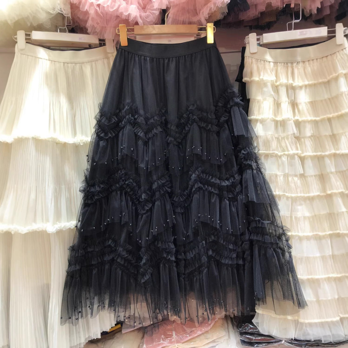 Robe de Maxi à trois niveaux pour femmes