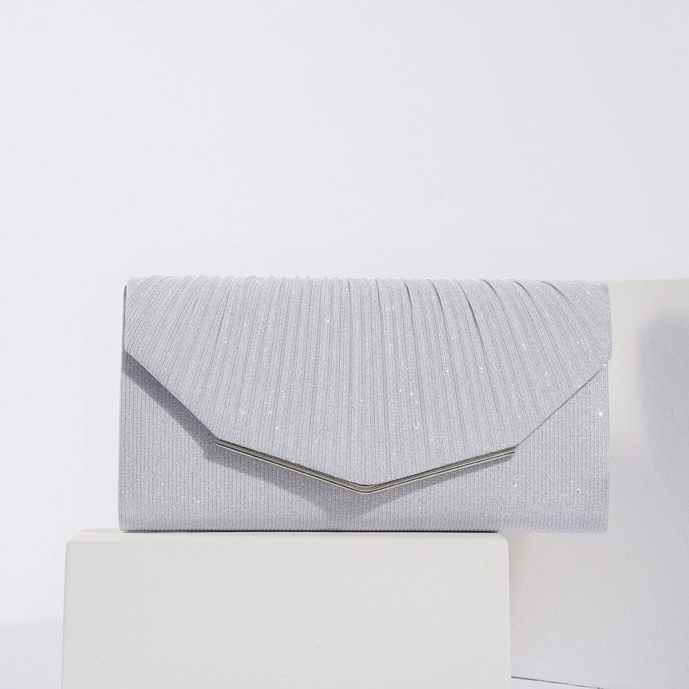 Clutch de soirée pour femmes vintage avec sac d'oreiller en lambeaux Socialite Party Banquet Tote
