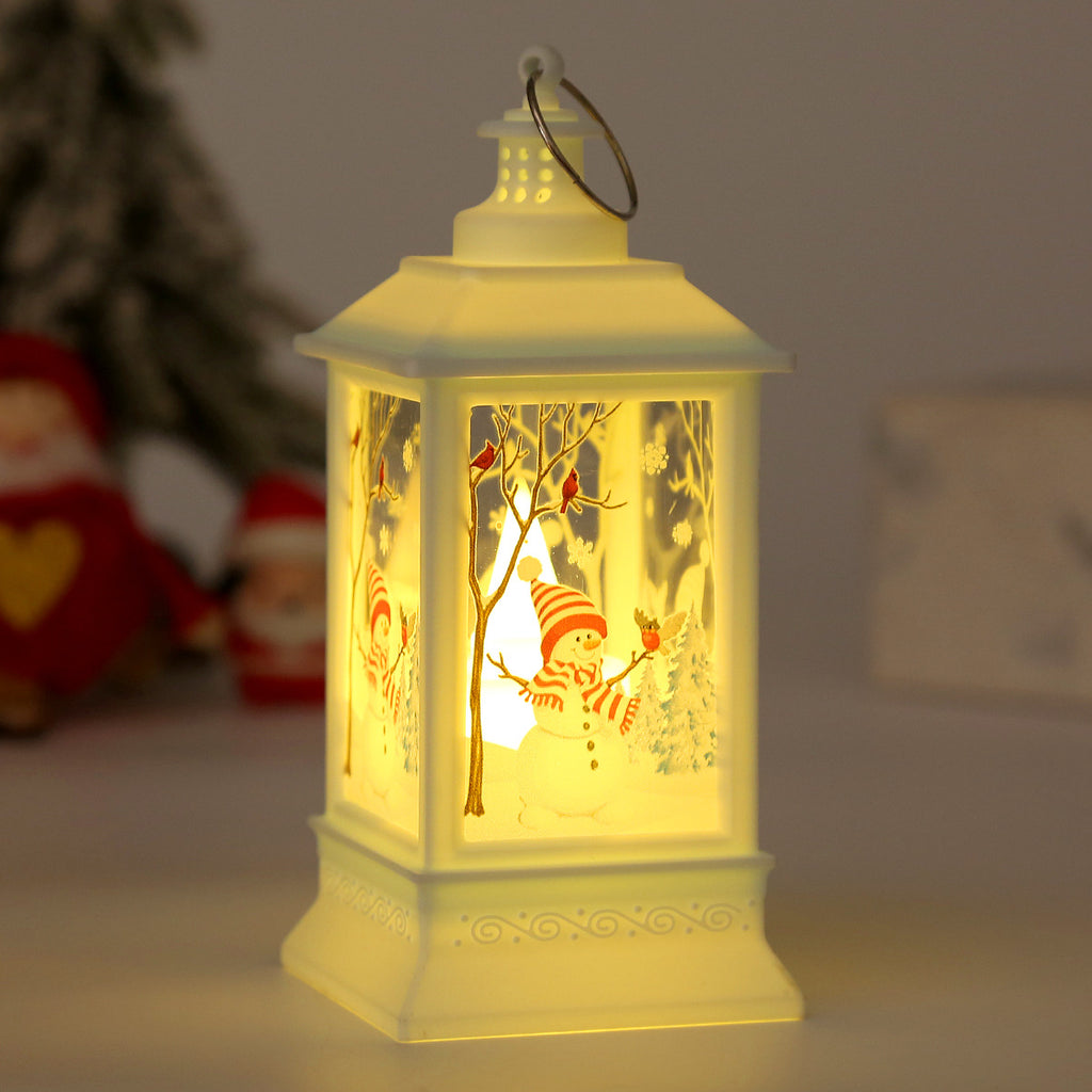 Décorations de Noël Vieil homme Arbre de Noël Snowman Noël Bas Éléments Vent Lam