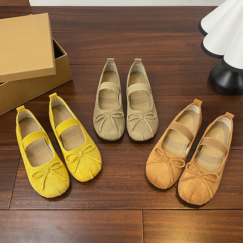 Femmes Vintage Split Toe Flats Matching Daily