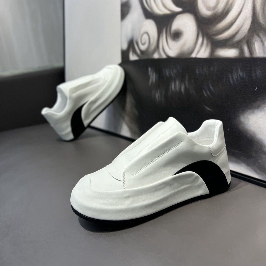 Chaussures en cuir véritable Slip-on Breathable Running Casual