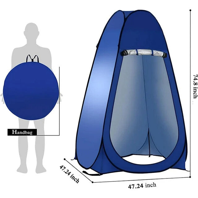 Vie privée Tente douche extérieure portable Tente Camp Toilette Rain Shelter