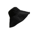 Chapeau solaire extra-large de couleur solide