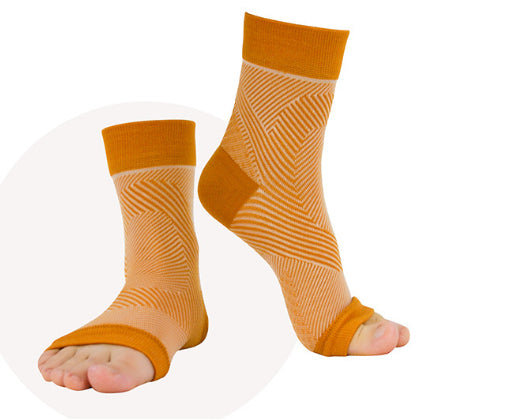 Soutien à la cheville Yoga élastique Danse Sports Pression Manches Chaussures de pression