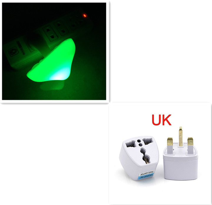 LED Night Light Mushroom Wall Socket Lampe EU US Plug Warm White Light-control Capteur Bedro